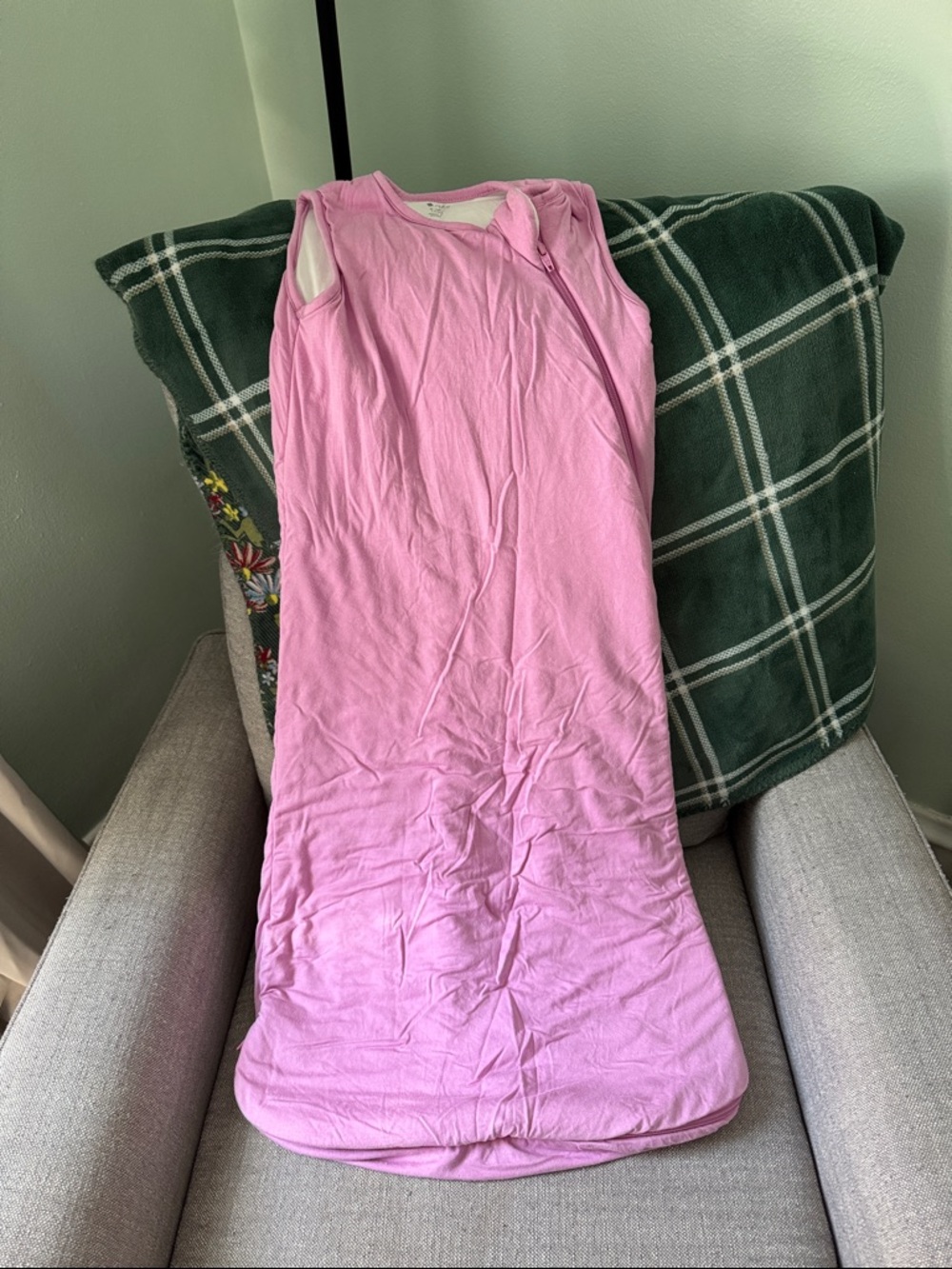Kyte BABY 1.0 tog sleep sack in bubblegum